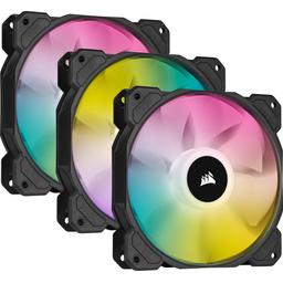 Corsair iCUE SP120 RGB ELITE 47.7 CFM 120 mm Fans 3-Pack