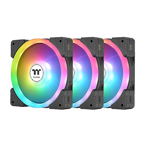 Thermaltake SWAFAN EX12 ARGB 57.11 CFM 120 mm Fans 3-Pack