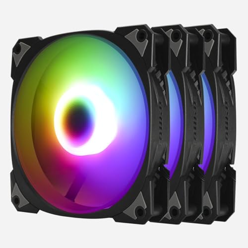 In Win Neptune AN140 88.89 CFM 140 mm Fans 3-Pack