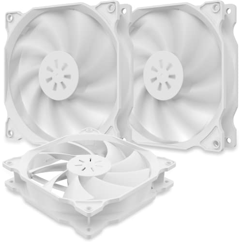 upHere 12WT3-3-UK 38 CFM 120 mm Fans 3-Pack