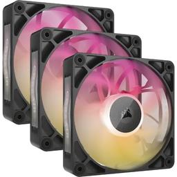 Corsair iCUE LINK RX120 MAX RGB Starter Kit 71.3 CFM 120 mm Fans 3-Pack