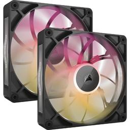 Corsair iCUE LINK RX140 MAX RGB Starter Kit 102.9 CFM 140 mm Fans 2-Pack