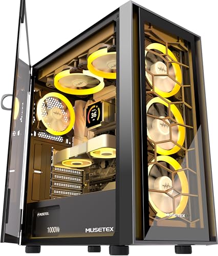 MUSETEX G07-S6 ATX Mid Tower Case