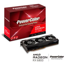 PowerColor AXRX-6800-16GBD6-M2DHC Radeon RX 6800 16 GB Graphics Card