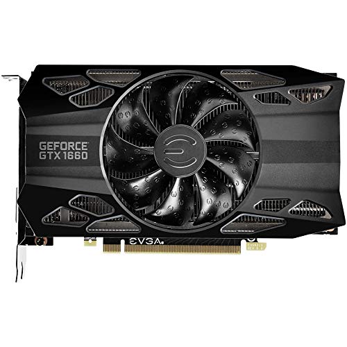 EVGA BLACK GAMING GeForce GTX 1660 6 GB Graphics Card