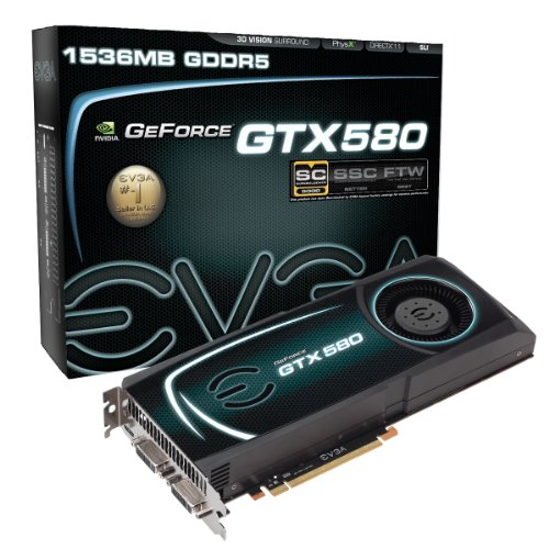 EVGA 015-P3-1582-AR GeForce GTX 580 1.5 GB Graphics Card