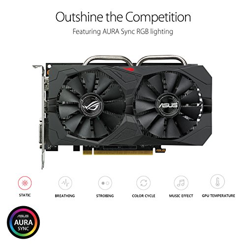 Asus ROG-STRIX-RX560-O4G-EVO-GAMING Radeon RX 560 - 896 4 GB Graphics Card