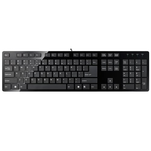 i-rocks IRK01WN-BK Wired Slim Keyboard