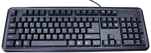 Ergoguys Arabic 101 and English Bilingual Wired Standard Keyboard