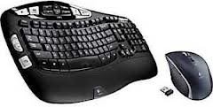 Logitech MK560 Wireless Ergonomic Keyboard With Laser Mouse