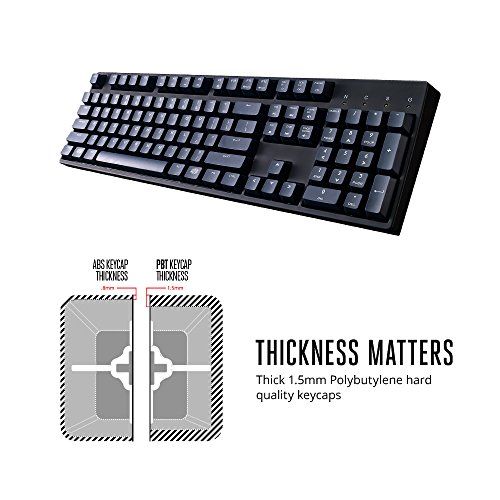 Cooler Master MasterKeys L (MX Red) Wired Gaming Keyboard