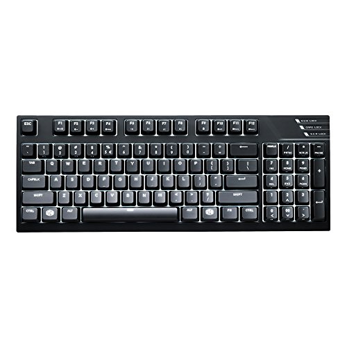 Cooler Master MasterKeys Pro M White (MX Blue) Wired Standard Keyboard