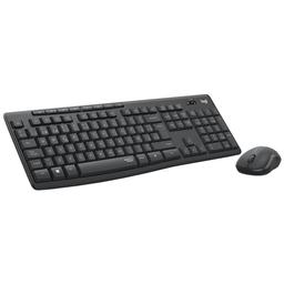 Logitech MK295 Silent Wireless/Wired Standard Keyboard With Optical Mouse