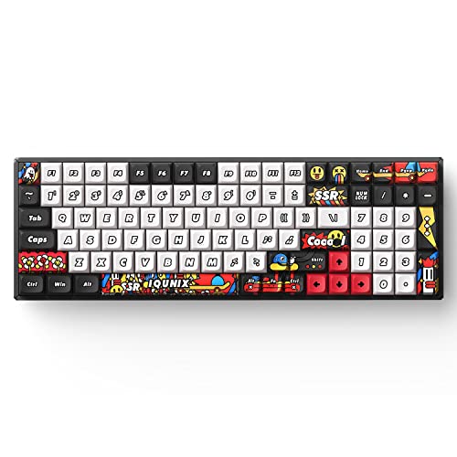 IQUNIX F97 Graffiti Diary RGB Wireless/Bluetooth/Wired Gaming Keyboard