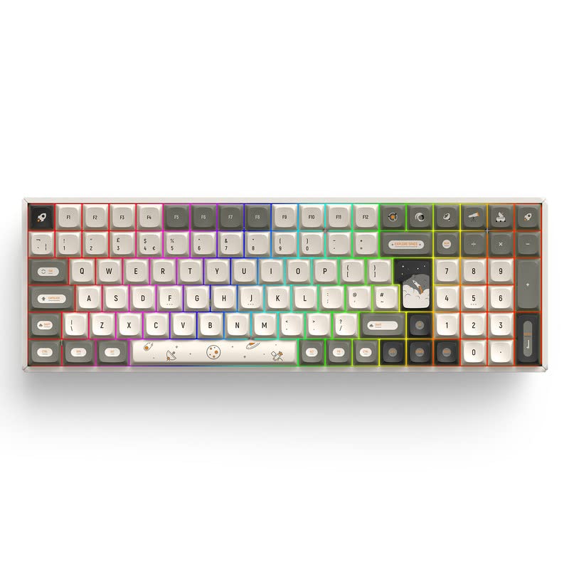 IQUNIX F97 Hitchhiker RGB Wireless/Bluetooth/Wired Gaming Keyboard