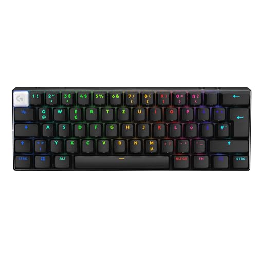 Logitech PRO X 60 RGB Bluetooth/Wireless/Wired Mini Keyboard