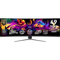 MSI MPG 491CQPX QD-OLED 49.0" 5120 x 1440 240 Hz Curved Monitor