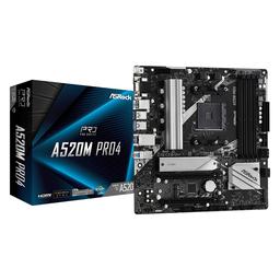 ASRock A520M Pro4 Micro ATX AM4 Motherboard