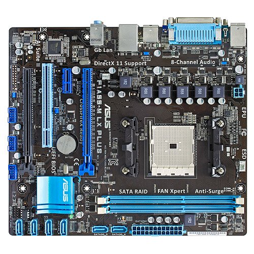 Asus F1A55-M LX PLUS Micro ATX FM1 Motherboard