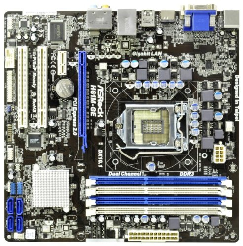 ASRock H61M-GE Micro ATX LGA1155 Motherboard