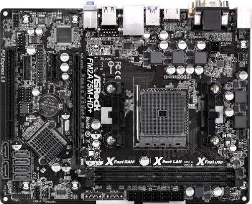 ASRock FM2A75M-HD+ Micro ATX FM2+ Motherboard