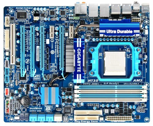 Gigabyte GA-890FXA-UD5 ATX AM3 Motherboard