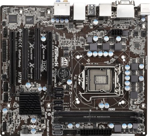 ASRock H77M Micro ATX LGA1155 Motherboard