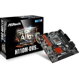 ASRock H110M-DVS R3.0 Micro ATX LGA1151 Motherboard