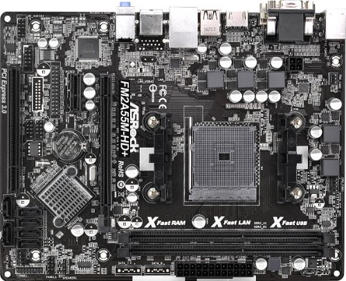 ASRock FM2A55M-HD+ Micro ATX FM2+ Motherboard