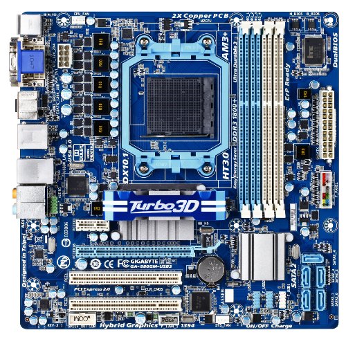 Gigabyte GA-880GM-USB3 Micro ATX AM3 Motherboard