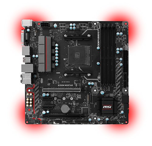 MSI B350M MORTAR Micro ATX AM4 Motherboard