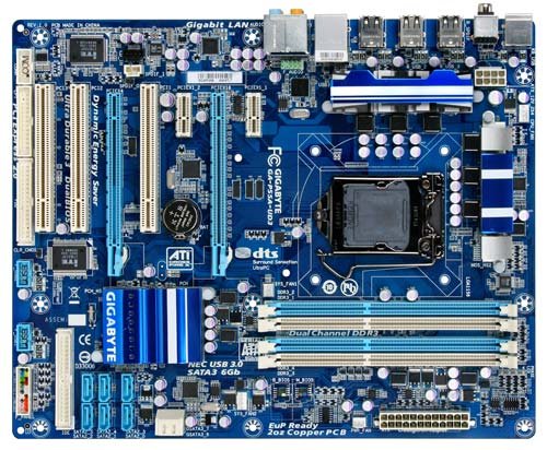 Gigabyte GA-P55A-UD3 ATX LGA1156 Motherboard