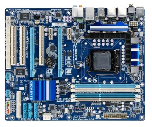 Gigabyte GA-P55A-UD3P ATX LGA1156 Motherboard