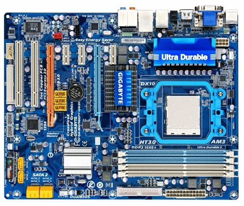 Gigabyte GA-MA790GPT-UD3H ATX AM3 Motherboard