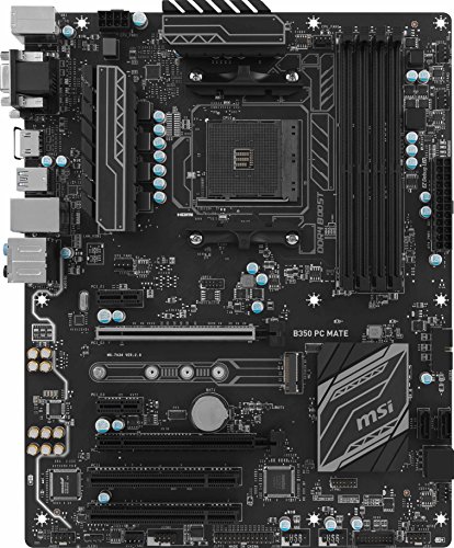 MSI B350 PC MATE ATX AM4 Motherboard