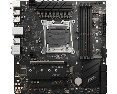 MSI X299M-A PRO Micro ATX LGA2066 Motherboard