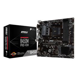 MSI B450M PRO-VDH Micro ATX AM4 Motherboard