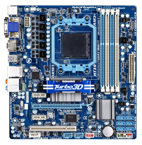 Gigabyte GA-880GMA-USB3 Micro ATX AM3+ Motherboard