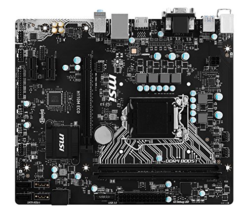 MSI H110M ECO Micro ATX LGA1151 Motherboard