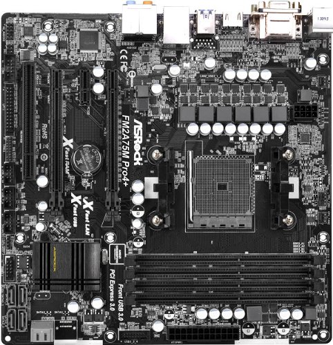 ASRock FM2A75M Pro4+ Micro ATX FM2+ Motherboard