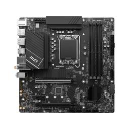 MSI PRO B760M-A WIFI DDR4 Micro ATX LGA1700 Motherboard