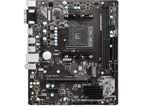 MSI A320M PRO-VH Micro ATX AM4 Motherboard