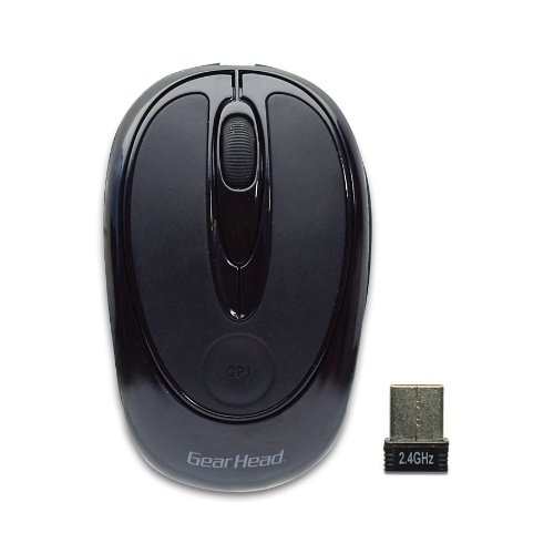 Gear Head MP2375BLK Wireless Optical Mouse