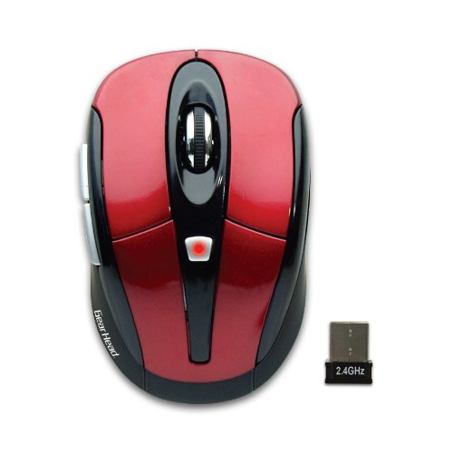 Gear Head MP2750RED-CP10 Wireless Optical Mouse