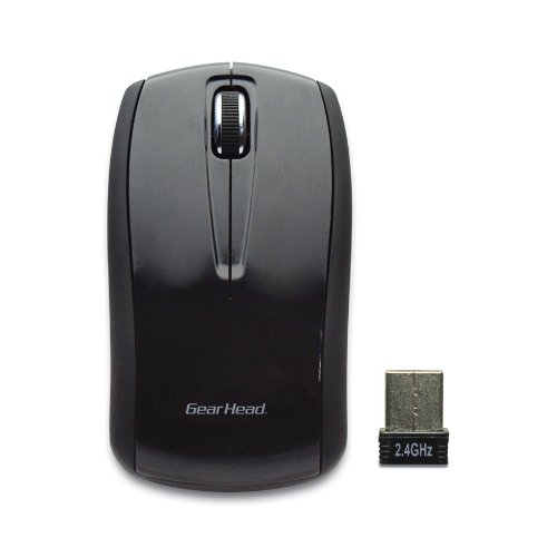 Gear Head MP2800BLK Wireless Optical Mouse