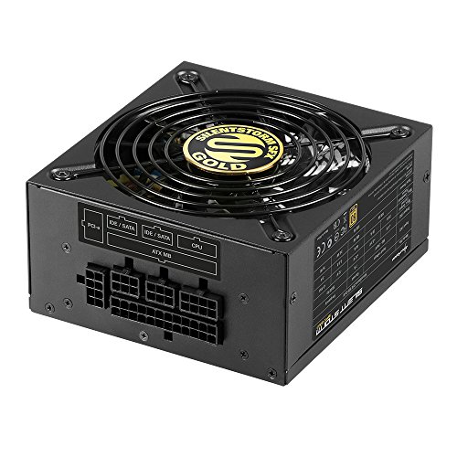 SHARKOON SilentStorm 500 W 80+ Gold Certified Fully Modular SFX Power Supply