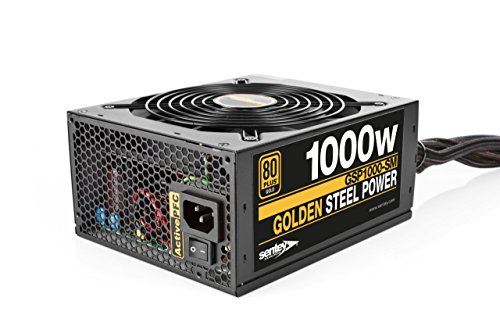 Sentey GSP1000-SM 1000 W 80+ Gold Certified Fully Modular ATX Power Supply