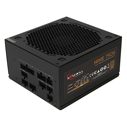 Rosewill HIVE 750 W 80+ Bronze Certified Semi-modular ATX Power Supply