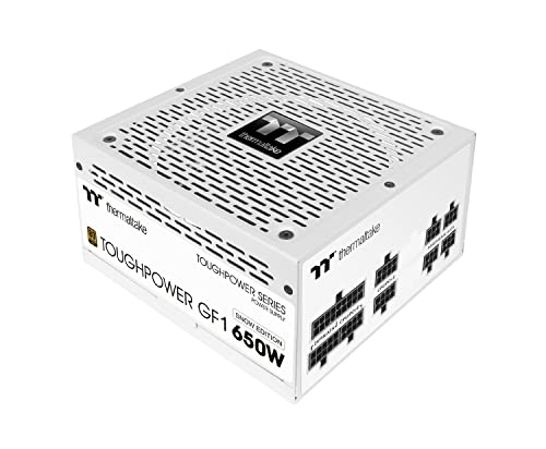 Thermaltake Toughpower GF1 Snow - TT Premium 650 W 80+ Gold Certified Fully Modular ATX Power Supply