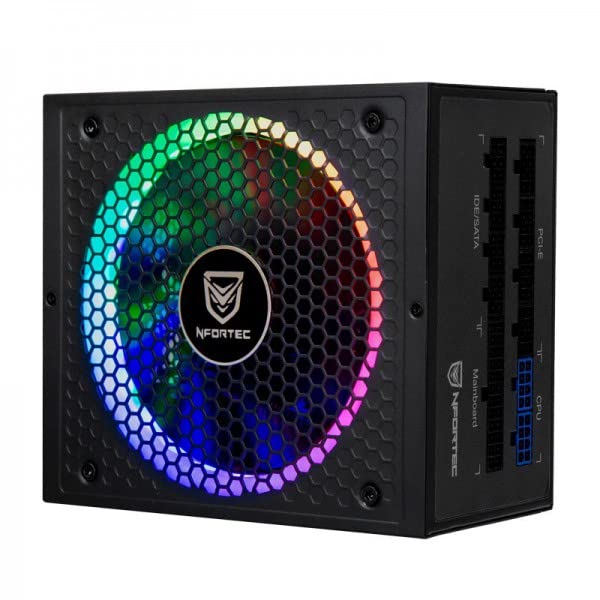 Nfortec Sagitta RGB 650 W 80+ Gold Certified Fully Modular ATX Power Supply